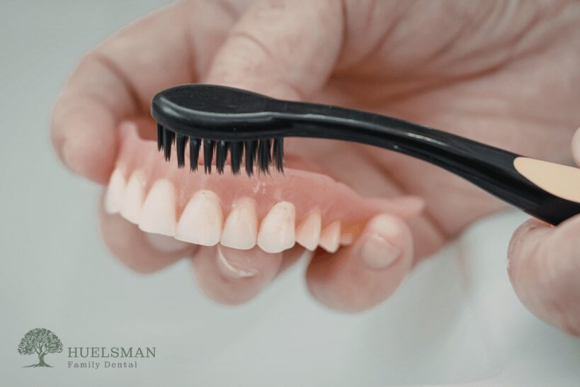 How to care for your dentures.